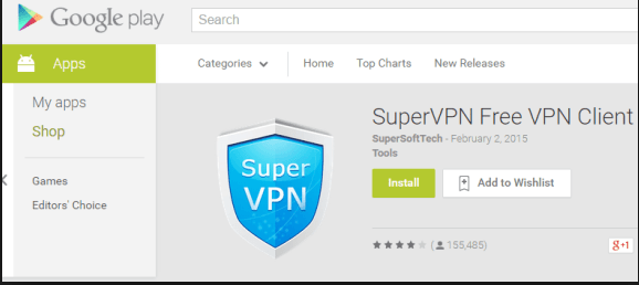 Download SuperVPN for Window 8