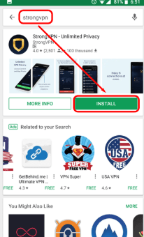 Download Strong VPN App